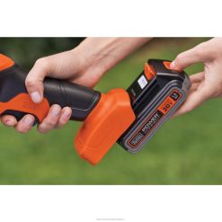 BLACK+DECKER 20 V max. tápcsatlakozó 3/8 hüvelykes akkus nyíró készlet szabadtéri JDDD4511