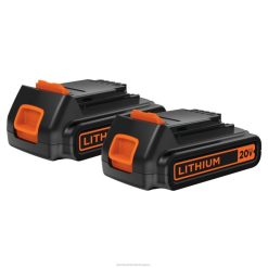 BLACK+DECKER 20V max tápcsatlakozó 1.5ah lítium ion akkumulátor 2 db eszközöket JDDD4720
