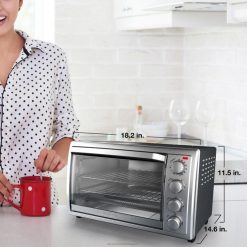 BLACK+DECKER 6 szeletes rotisserie sütő konyha JDDD4387