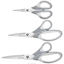 BLACK+DECKER olló multi-csomag 5,5 hüvelykes 6,5 hüvelykes és 8,5 hüvelykes többcélú ollóval otthon és életmód JDDD4150