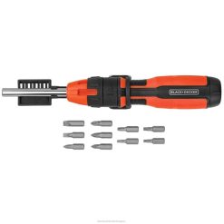 BLACK+DECKER racsnis csavarhúzó 10 bites eszközöket JDDD4604